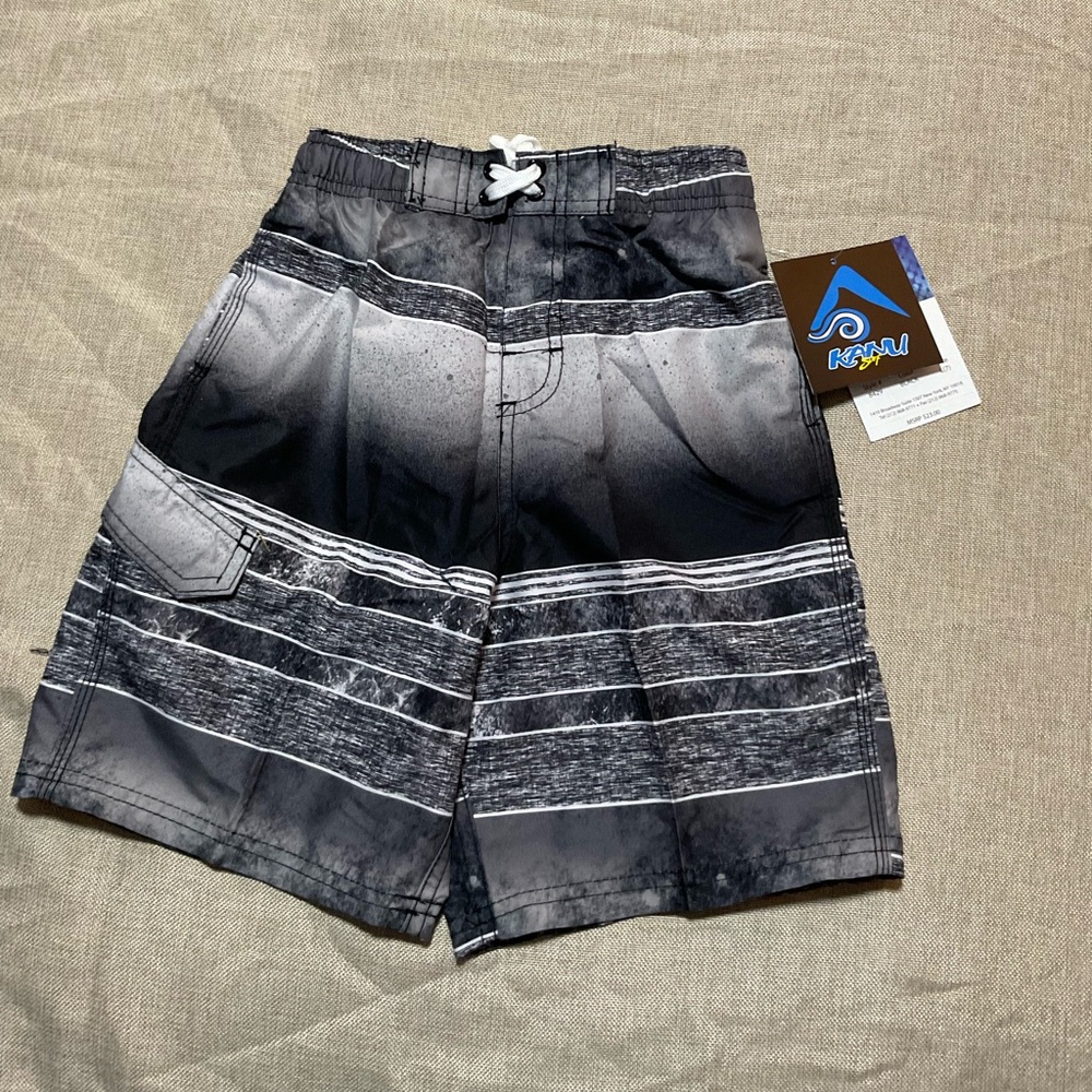 #104-KANU SURF BOY SWIM  TRUNKS SIZE 7